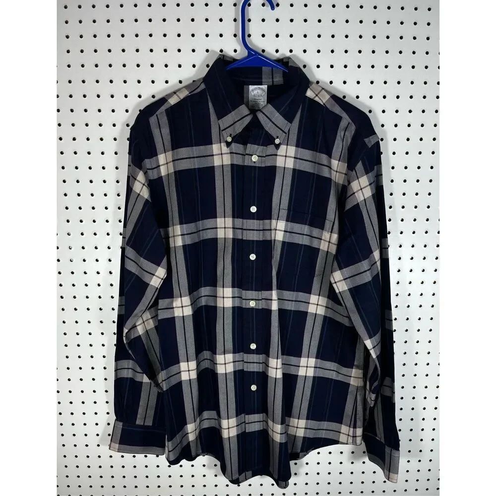 Brooks Brothers cotton twill button down shirt